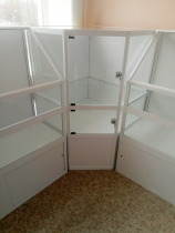 Шкаф-витрина угловая (малая) - «globural.ru» - Махачкала