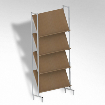 Стеллаж на металлокаркасе демонстрационный - «globural.ru» - Махачкала