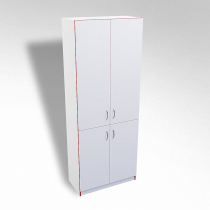 Стеллаж закрытый А-310 ТР ЛДСП  - «globural.ru» - Махачкала