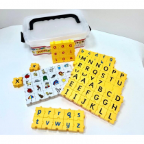 Обучающий конструктор «ПРОслова» Английский язык Заглавные и строчные буквы 96 деталей - «globural.ru» - Махачкала