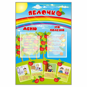 Стенд-меню "Яблочко" - «globural.ru» - Махачкала