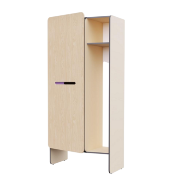 Шкаф для верхней одежды персонала во входную группу из коллекции мебели «НЕГА» (бежевый) - «globural.ru» - Махачкала