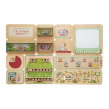 Дидактическая настенная панель «Семейные ценности» - «globural.ru» - Махачкала