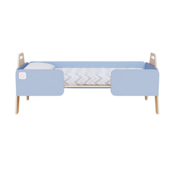 Кровать детская из коллекции «НЕГА» (цвет голубой) - «globural.ru» - Махачкала