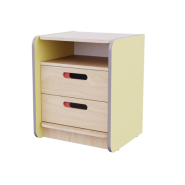 Тумба к письменному столу воспитателя из коллекции «НЕГА» (цвет желтый) - «globural.ru» - Махачкала