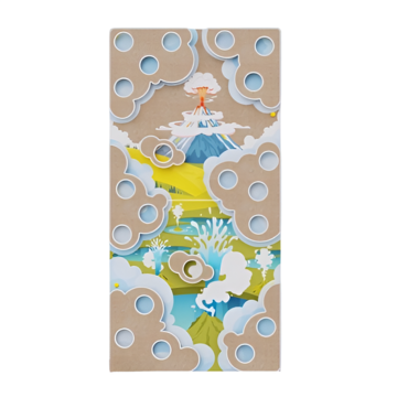 Скалодром для детей «Вулканы и гейзеры Камчатки» из серии «Моя Россия» - «globural.ru» - Махачкала