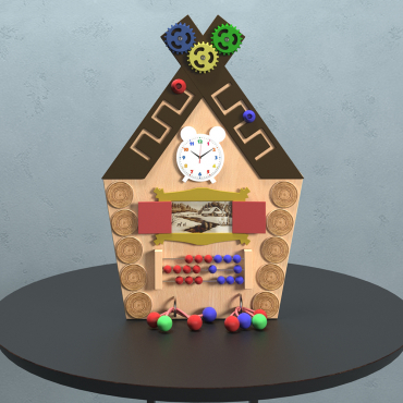 Бизиборд "Сказочный теремок" - «globural.ru» - Махачкала