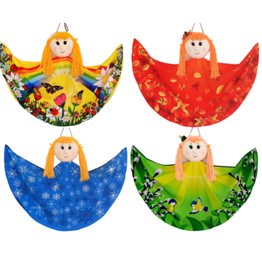 Набор кукол платковых "Времена года" 4 штуки - «globural.ru» - Махачкала