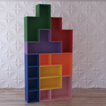 Стеллаж для игрушек "Цветная стройка" - «globural.ru» - Махачкала