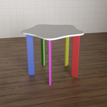 Детский стол «Радужное облачко» - «globural.ru» - Махачкала