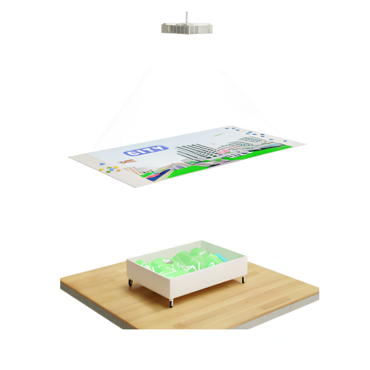 Интерактивный комплекс 3 в 1 с функцией двух видов интерактивного пола и песочницы - «globural.ru» - Махачкала