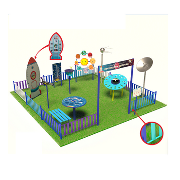 Космическая площадка (комплект Эконом плюс)   - «globural.ru» - Махачкала