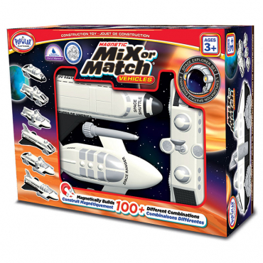 Магнитный конструктор Транспорт "Смешай и собери". Серия Космос   Стартовый набор - «globural.ru» - Махачкала