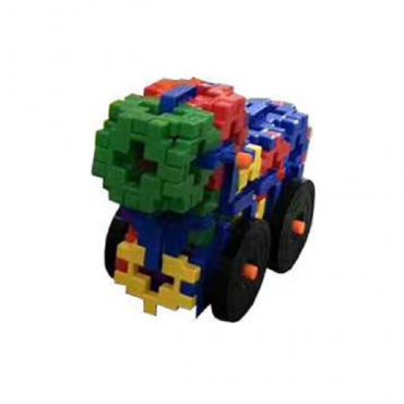 Набор для конструирования «Строительные интерактивные блоки стандарт» Комплект №3 "Машинка с колесами" - «globural.ru» - Махачкала