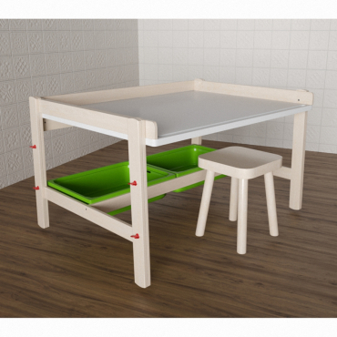 Стол растущий на регулируемых ножках «Снежок №1» - «globural.ru» - Махачкала