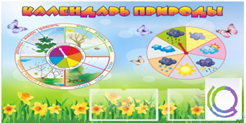 Стенд "Календарь природы" (вариант 2) - «globural.ru» - Махачкала