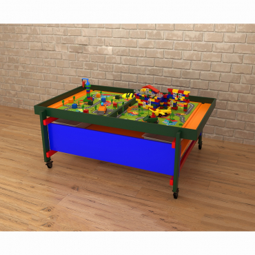 STEAM Многофункциональный стол Весёлые пчёлки оранжевый - «globural.ru» - Махачкала