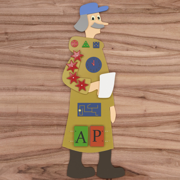 Бизиборд "Почтальон Печкин" - «globural.ru» - Махачкала