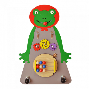 Бизиборд «Лягушка- Квакушка» - «globural.ru» - Махачкала