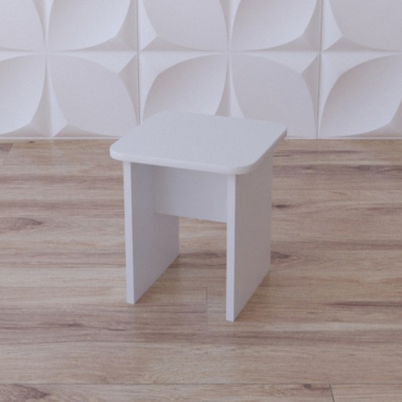 Табурет «Белый кубик» - «globural.ru» - Махачкала