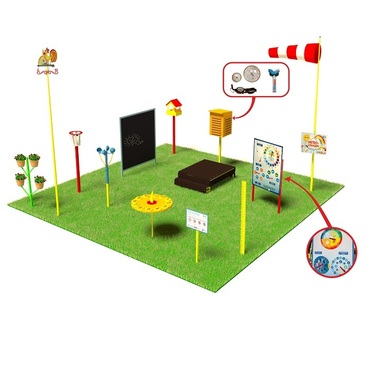 Метеорологическая площадка серия металлическая (комплект Стандарт без ограждения )    - «globural.ru» - Махачкала