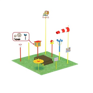 Метеорологическая площадка (комплект оптима без ограждения) - «globural.ru» - Махачкала