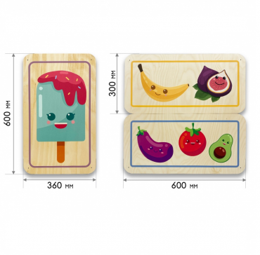 Набор стеновых панелей «Милая еда - Радуга вкуса» - «globural.ru» - Махачкала