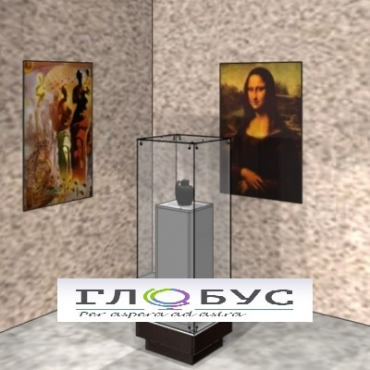 Витрина музейная с внутренним пьедесталом - «globural.ru» - Махачкала